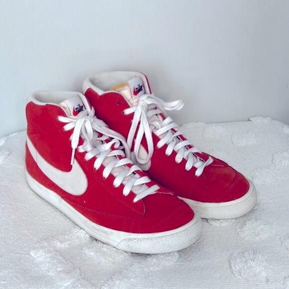 Nike Men's Blazer Mid '77 Suede 'Texas Longhorns' Lace up Sneakers size 9 - Picture 2 of 11